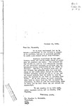 Charles Chesnutt Correspondence- Letter From Publisher October 1921