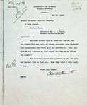 7-5 Letter To Houghton Mifflin May 1922