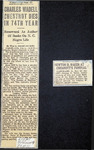 9-11 Charles Waddell Chesnutt (Dies in 74th Year) November 15, 1932 by Fayetteville Observer