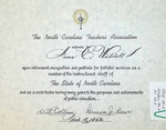 2-6 North Carolina Teachers Association Recognition of Anne E. Chesnutt Waddell by Anne Chesnutt Waddell