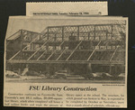 FSU Library Construction 1986 by Fayetteville State University