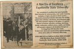 Fayetteville State University Advertisement 1993