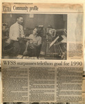 WFSS Surpasses Telethon Goal for 1990 1990 by Fayetteville State University