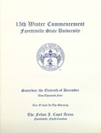 Fayetteville State University 15th Winter Commencement 2004