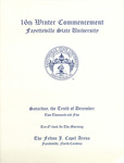 Fayetteville State University 16th Winter Commencement 2005