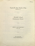 Fayetteville State Teacher's College 70th Spring Commencement 1947