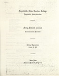 Fayetteville State Teachers College 67th Annual Commencement Exercises 1944