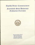 Fayetteville State University 12th Winter Commencement 2001