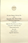 Invitation to Fayetteville State University Commencement 1960