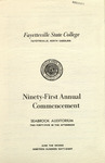 Fayetteville State Teachers College 91st Spring Commencement June 2 1968