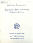 Fayetteville State University Spring Commencement May 12 2001