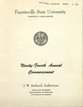 Fayetteville State University Spring Commencement May 16 1971