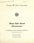 Fayetteville State University Spring Commencement May 14 1972