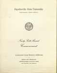 Fayetteville State University Spring Commencement May 13 1973