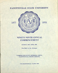 Fayetteville State University Spring Commencement May 16 1976