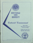 Fayetteville State University Spring Commencement May 18 1977 (Centennial)