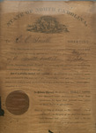 EE Smith Military Certificate for Major Rank 1880